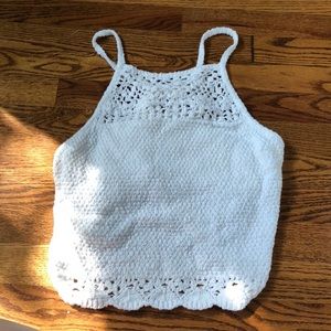 HOLLISTER CROCHET TOP